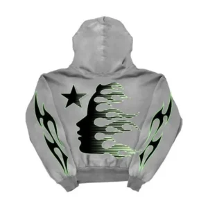 Grey Hellstar Hoodie