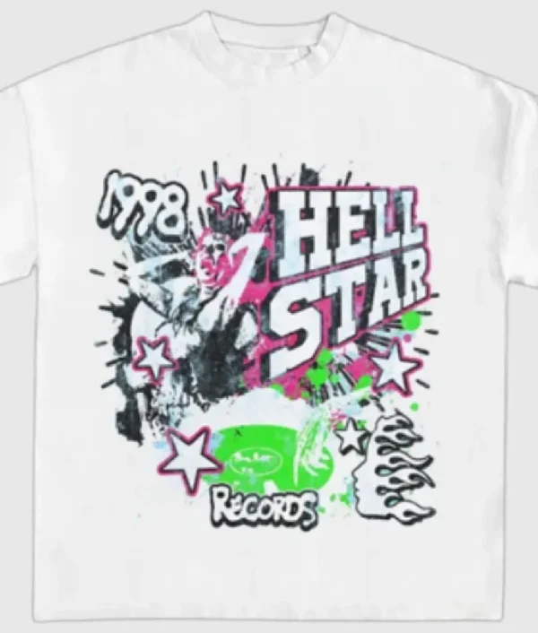 Hellstar 1998 Records T-Shirt White