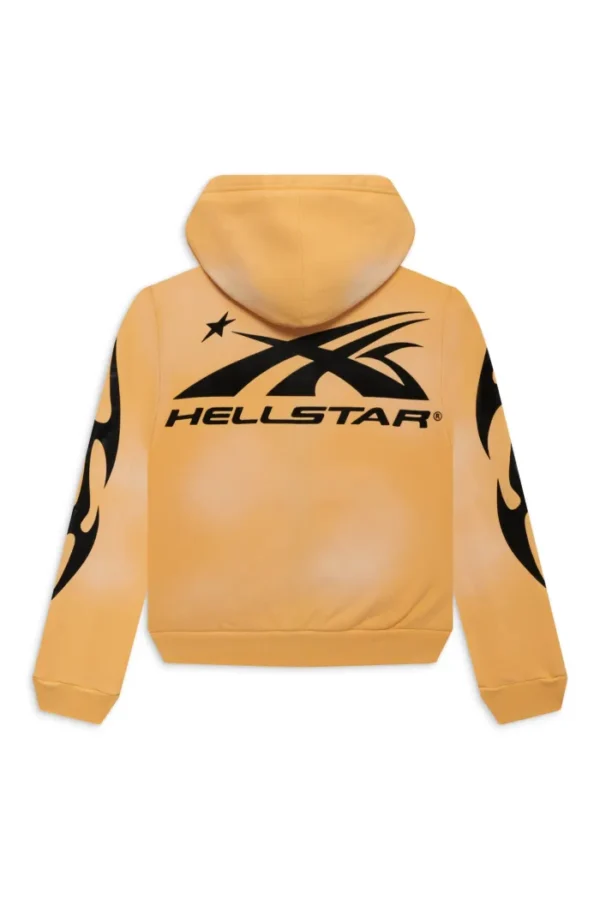 Hellstar Sports Zip-Up Hoodie (Yellow)