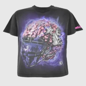 Hellstar Studios Brain Helmet T-Shirt Black