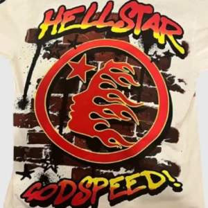 Hellstar Studios God Speed T-Shirt Cream