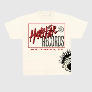 Hellstar Studios Records T-Shirt Cream