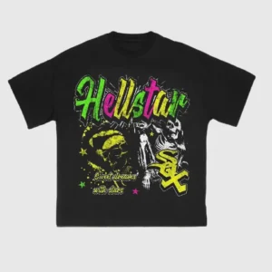 Hellstar Sweet Dreams With Stars T-Shirt Black